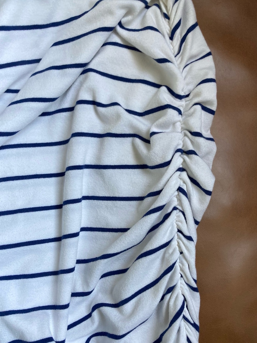 Victoria’s Secret Nautical Stripe Maxi Dress Ruched Tank Dress Large - Picture 7 of 8